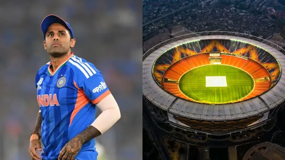India's T20 Record at Narendra Modi Stadium- Will Suryakumar Yadav Win T20 World Cup In Ahmedabad?